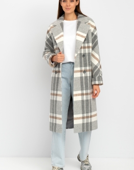 Купить Женское пальто из текстиля с воротником в каталоге