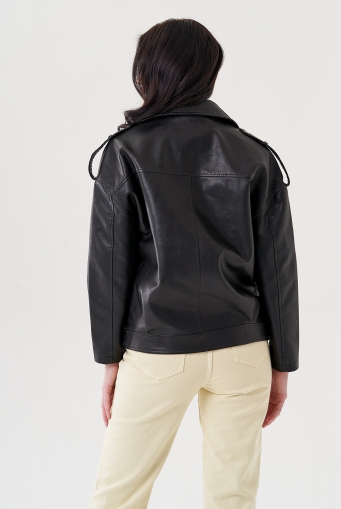 Миниатюра фотографии Женская куртка косуха из эко кожи 