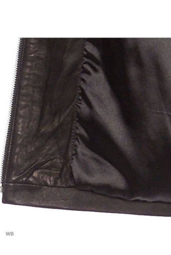 Миниатюра фотографии Мужская кожаная куртка из натуральной кожи с воротником