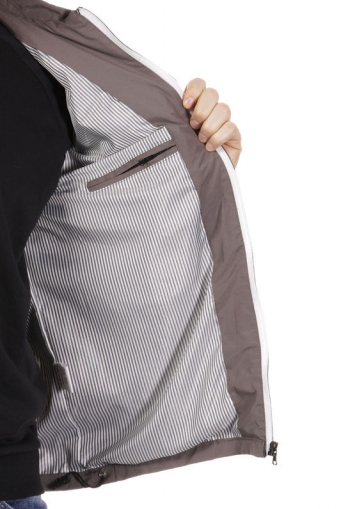 Миниатюра фотографии Куртка мужская из текстиля с воротником