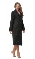 Миниатюра фотографии Женское пальто из текстиля с воротником
