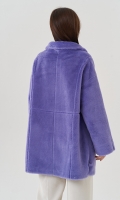 Миниатюра фотографии Двухстороннее пальто из натуральной шерсти