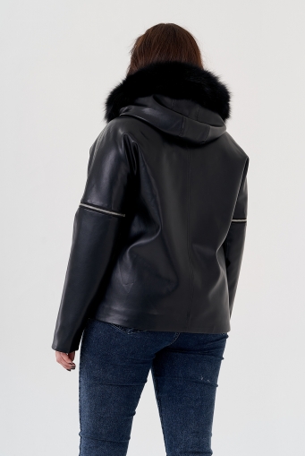 Миниатюра фотографии Женская куртка трансформер с капюшоном 