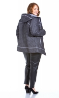 Миниатюра фотографии Пуховик женский из текстиля с капюшоном