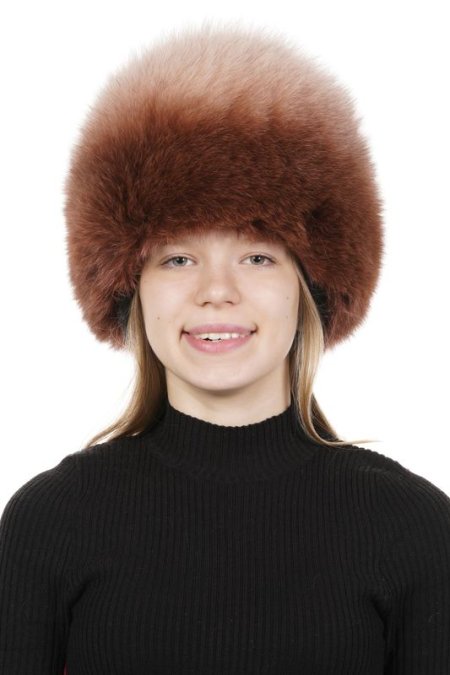 Купить Шапка женская из песца в каталоге