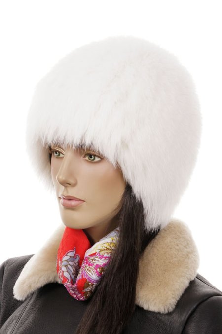 Купить Шапка женская из песца в каталоге