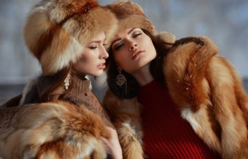 Меховая радуга в ТЦ Республика