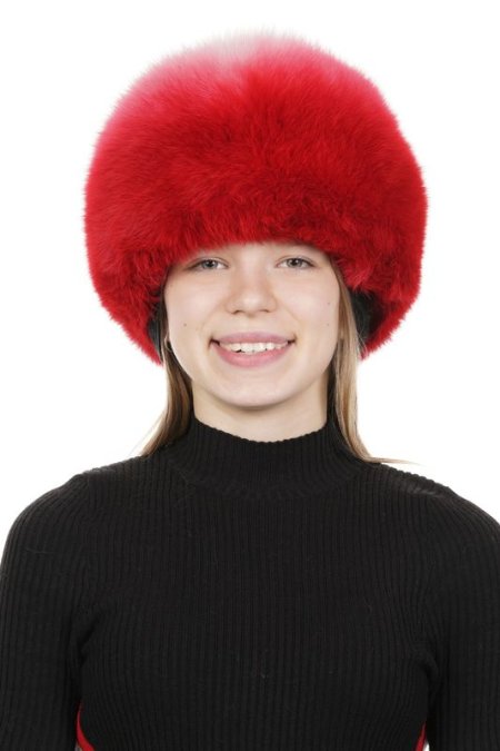 Купить Шапка женская из песца в каталоге