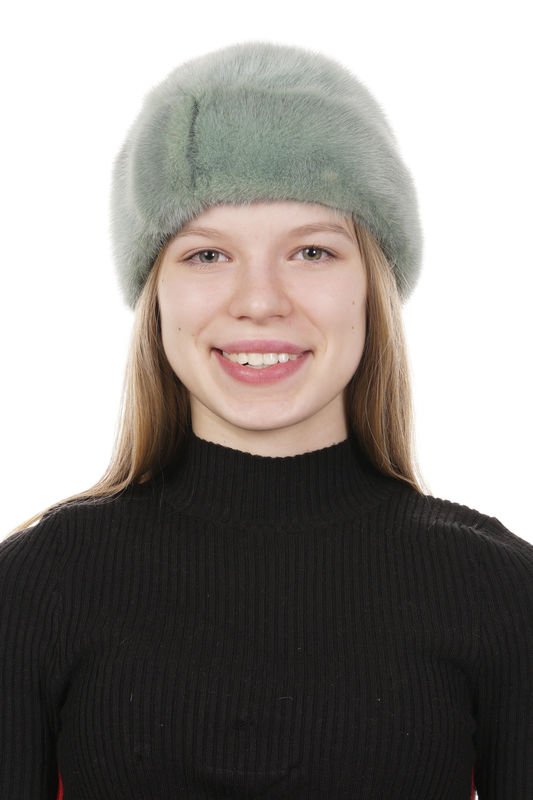 Миниатюра фотографии Шапка женская из норки