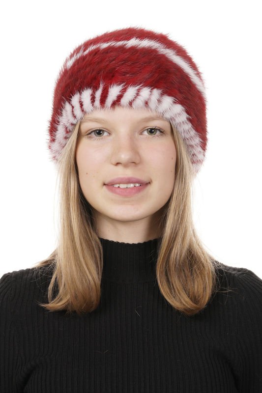 Миниатюра фотографии Шапка женская из норки