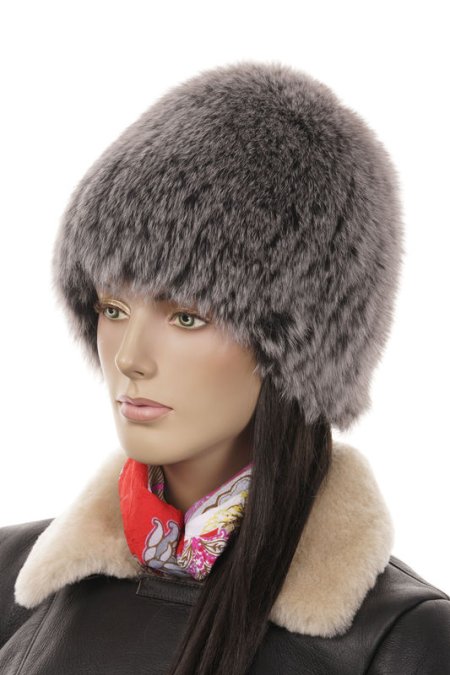 Купить Шапка женская из песца в каталоге