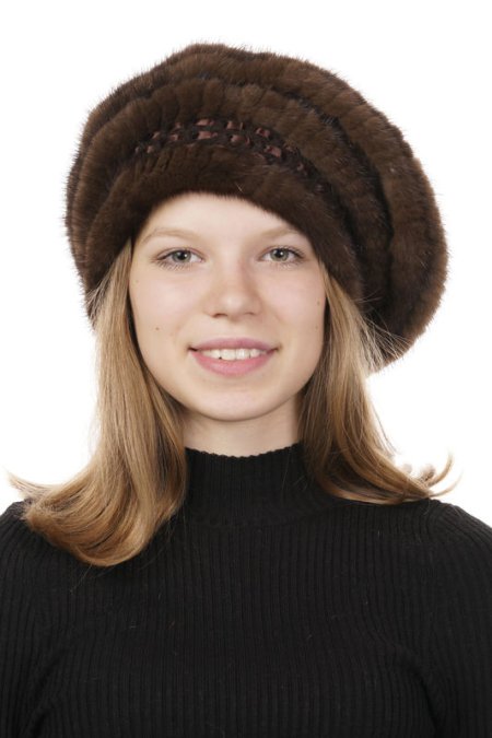 Купить Шапка женская из норки в каталоге