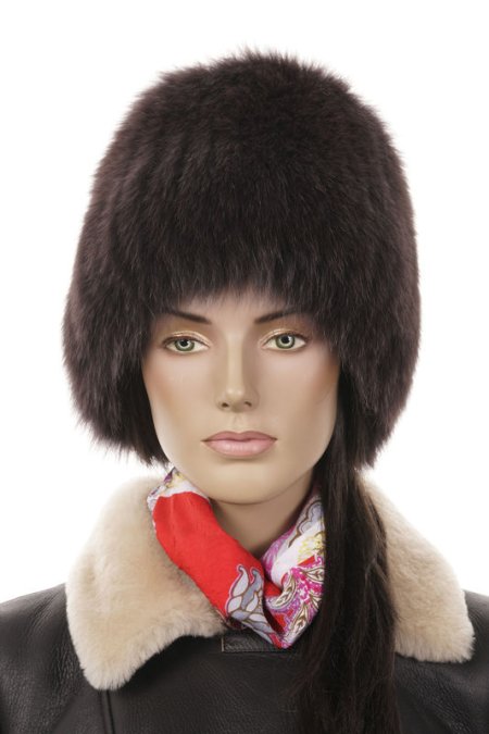 Купить Шапка женская из песца в каталоге