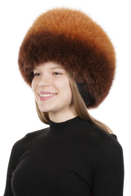 Купить Шапка женская из песца в каталоге