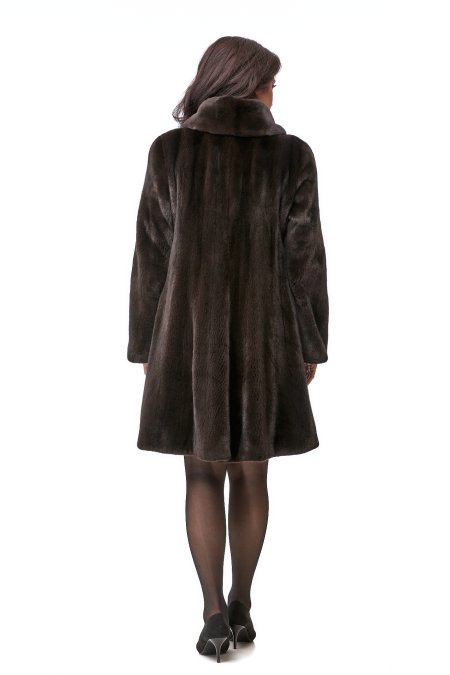 Купить Шуба из норки с воротником в каталоге