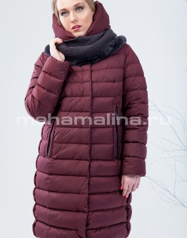 Купить Пуховик в цвете марсала в каталоге