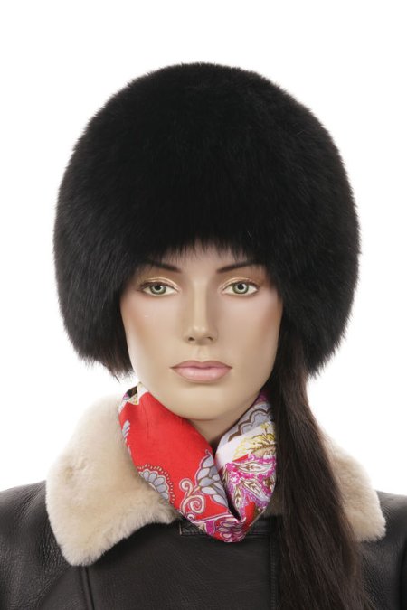 Купить Шапка женская из песца в каталоге
