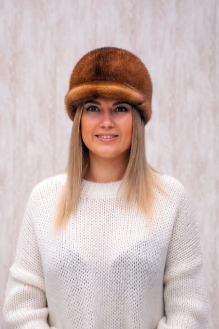 Купить Шапка женская из норки в каталоге