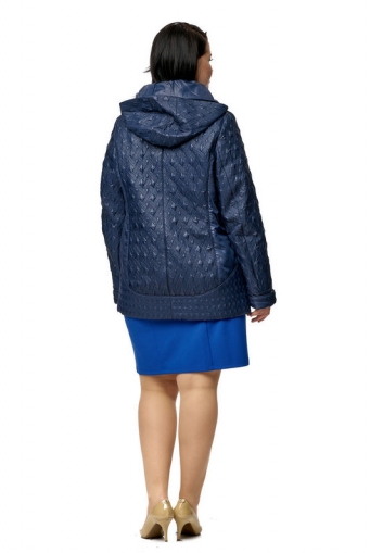 Миниатюра фотографии Куртка женская из текстиля с капюшоном