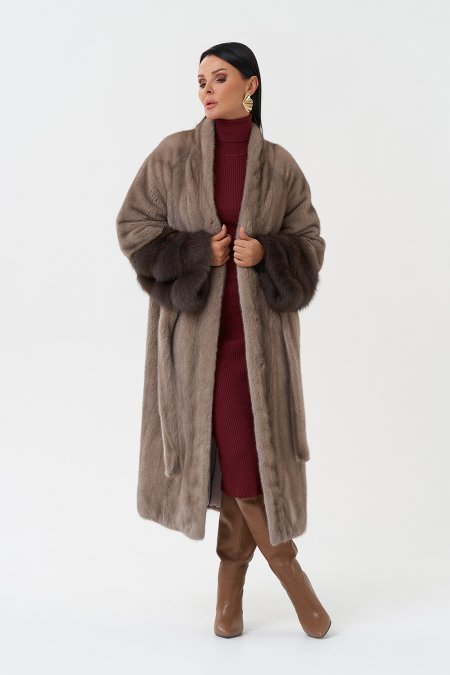 Купить Шуба из меха скандинавской норки в каталоге