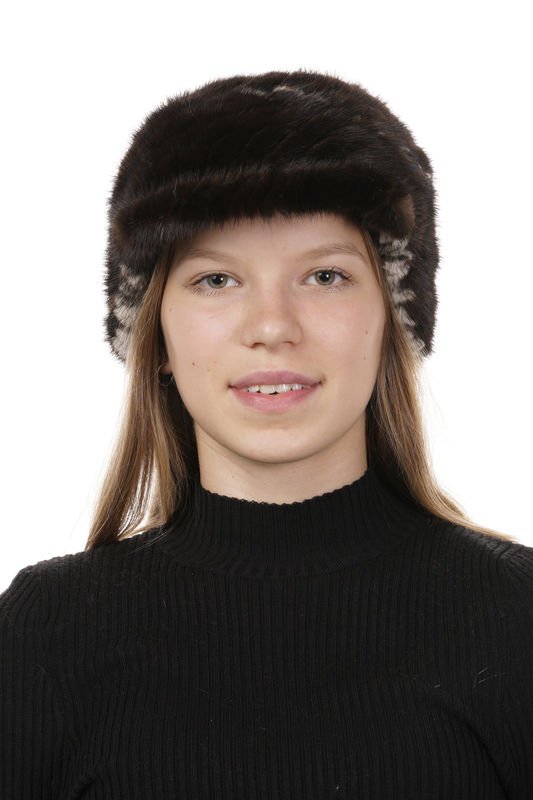 Миниатюра фотографии Шапка женская из норки