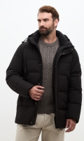Миниатюра фотографии Мужской пуховик черного цвета