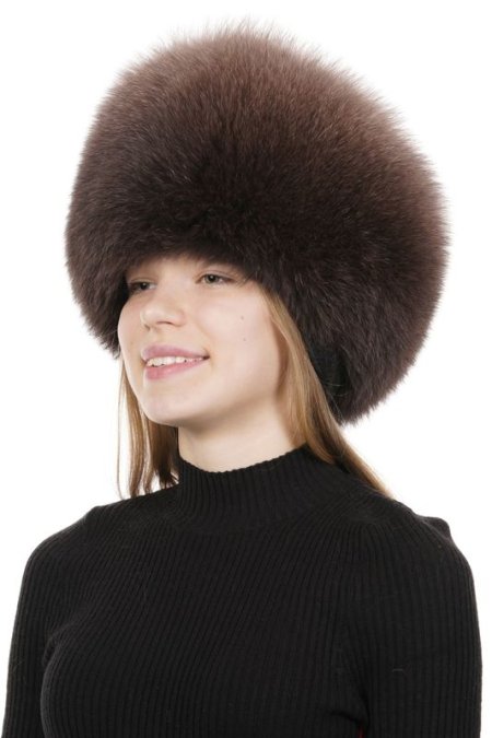 Купить Шапка женская из песца в каталоге