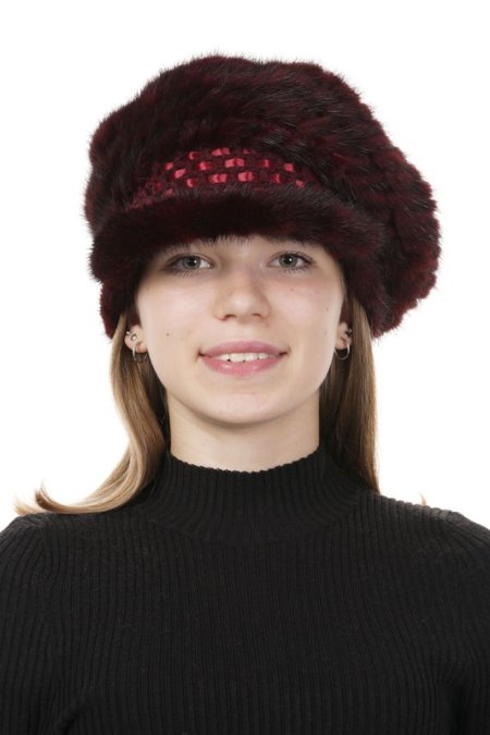 Купить Шапка женская из норки в каталоге