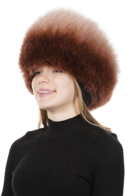 Купить Шапка женская из песца в каталоге