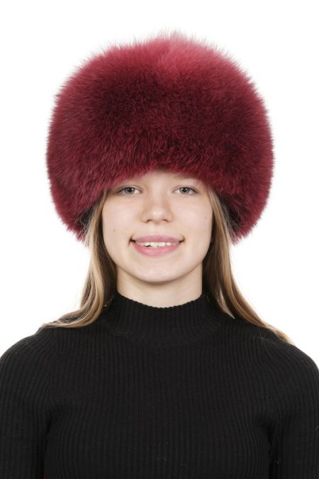 Купить Шапка женская из песца в каталоге