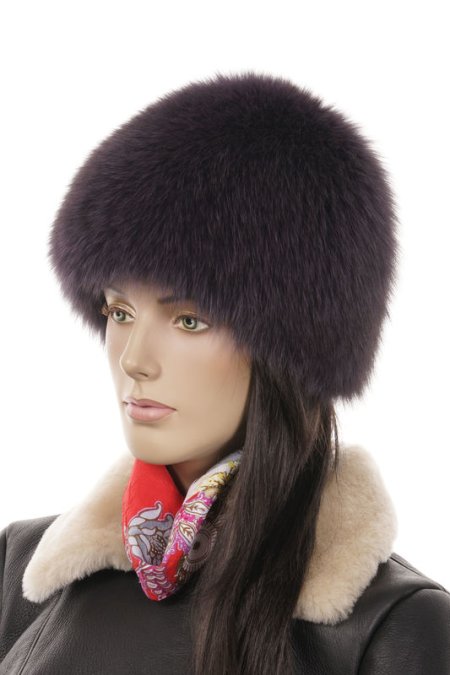 Купить Шапка женская из песца в каталоге
