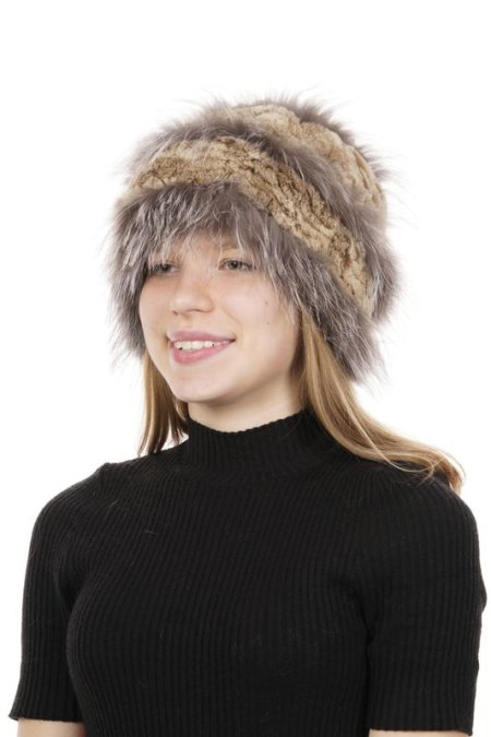 Купить Шапка женская из кролика в каталоге
