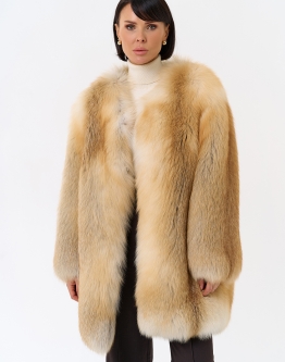 Купить Шуба из рыжей лисы в каталоге без категории