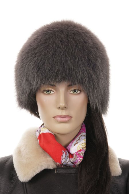 Купить Шапка женская из песца в каталоге
