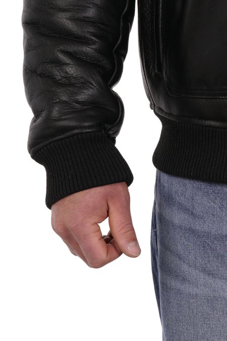 Купить Дубленка мужская из натуральной овчины с воротником в каталоге