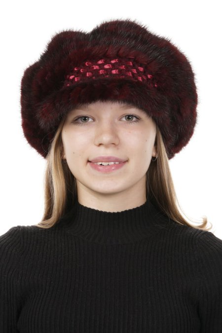 Купить Шапка женская из норки в каталоге