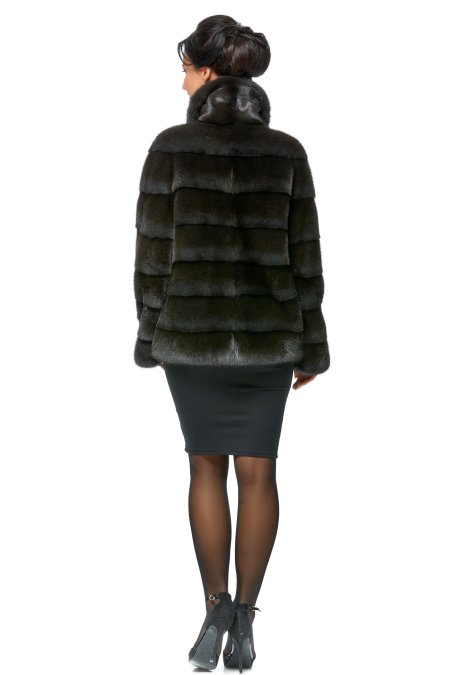 Купить Шуба из норки с воротником в каталоге