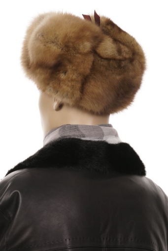 Миниатюра фотографии Шапка мужская из соболя