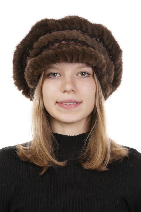 Купить Шапка женская из норки в каталоге