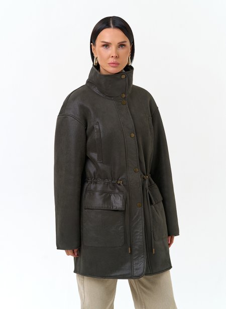 Купить Женская дубленка из эко замши в каталоге