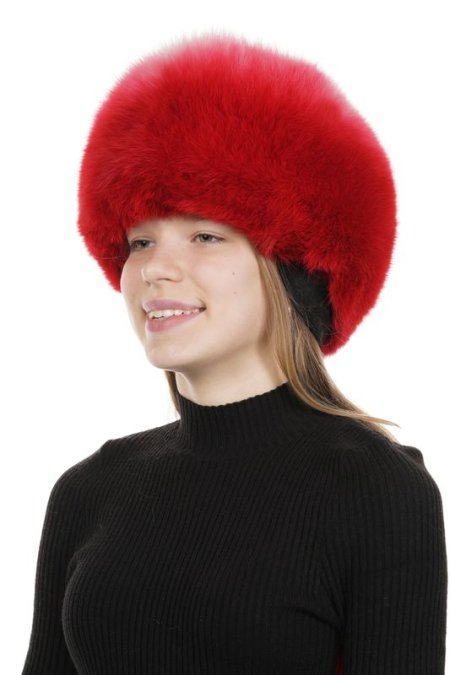 Купить Шапка женская из песца в каталоге