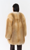 Миниатюра фотографии Шуба из рыжей лисы