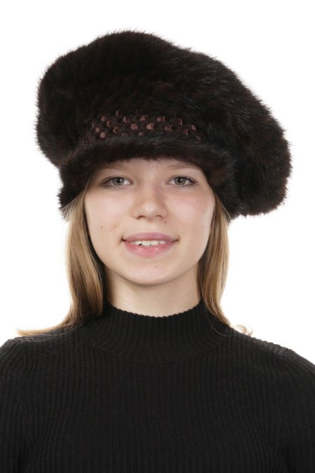 Купить Шапка женская из норки в каталоге