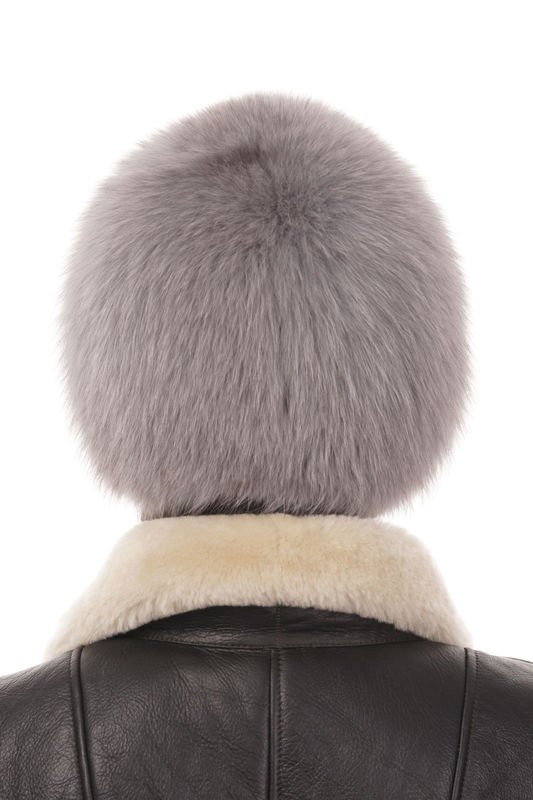 Миниатюра фотографии Шапка женская из песца