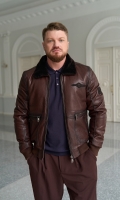 Миниатюра фотографии Мужская натуральная дубленка