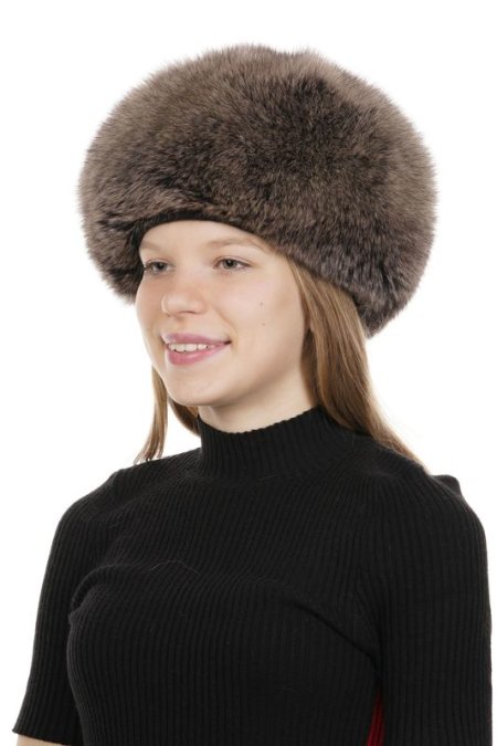 Купить Шапка женская из песца в каталоге