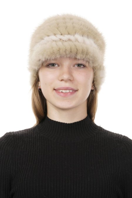 Купить Шапка женская из норки в каталоге