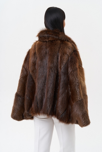 Миниатюра фотографии Болеро из меха бобра