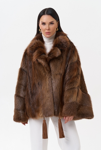 Миниатюра фотографии Болеро из меха бобра