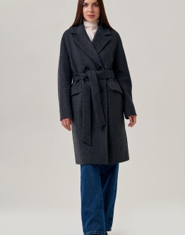 Купить Женское пальто с английским воротником   в каталоге